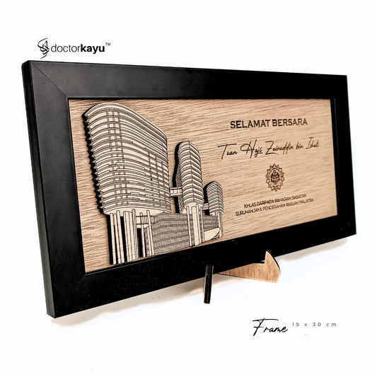 Frame Table Stand Art 30cm x 15cm by doctorkayu