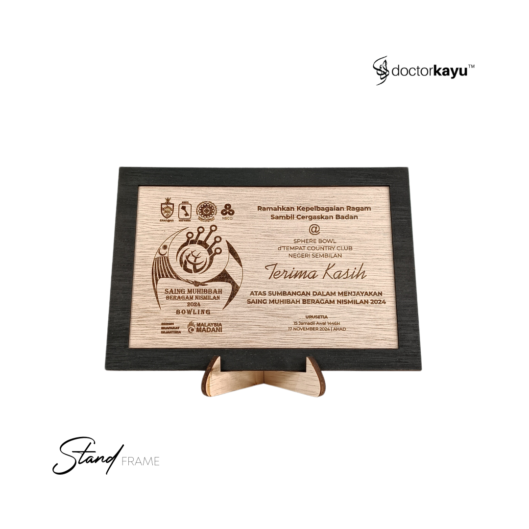 Stand Frame Double Layer A5 A4 A3 by doctorkayu