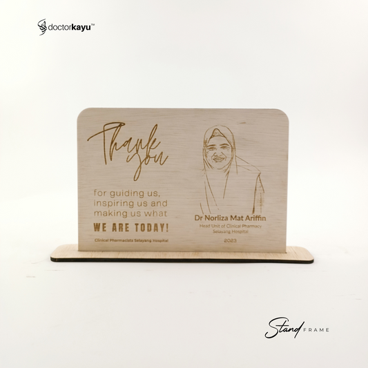 Stand Frame Single Layer A5 A4 by doctorkayu