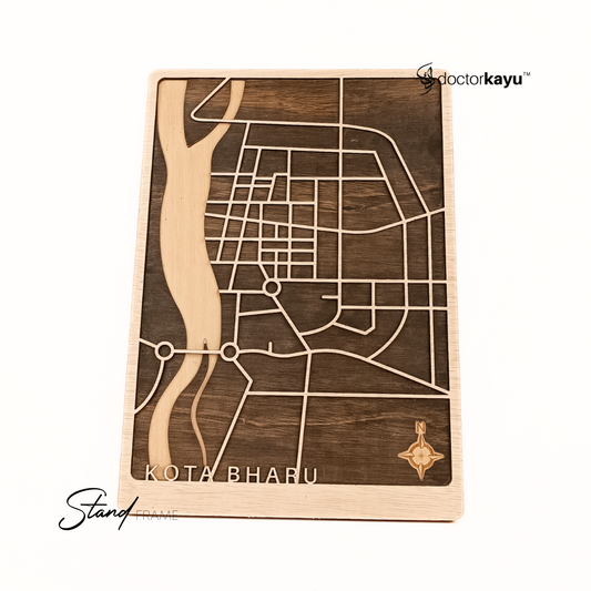 Stand Frame Malaysia Maps A3