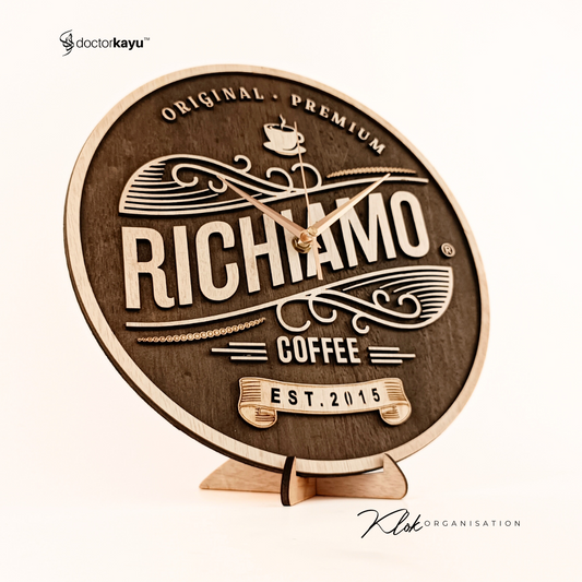 Organisation Wall Clock 30cm x 30cm by doctorkayu