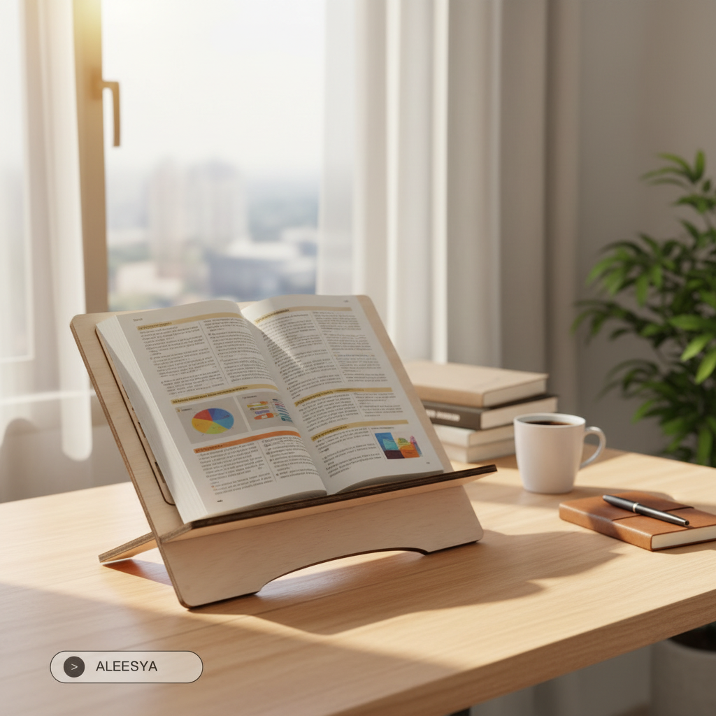 Rehal Bookstand Aleesya in Lifestyle Setting