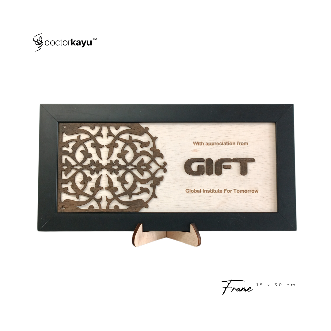 Frame Table Stand Art 30cm x 15cm by doctorkayu