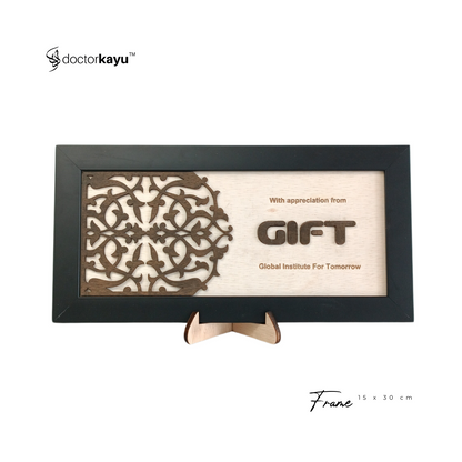 Frame Table Stand Art 30cm x 15cm by doctorkayu