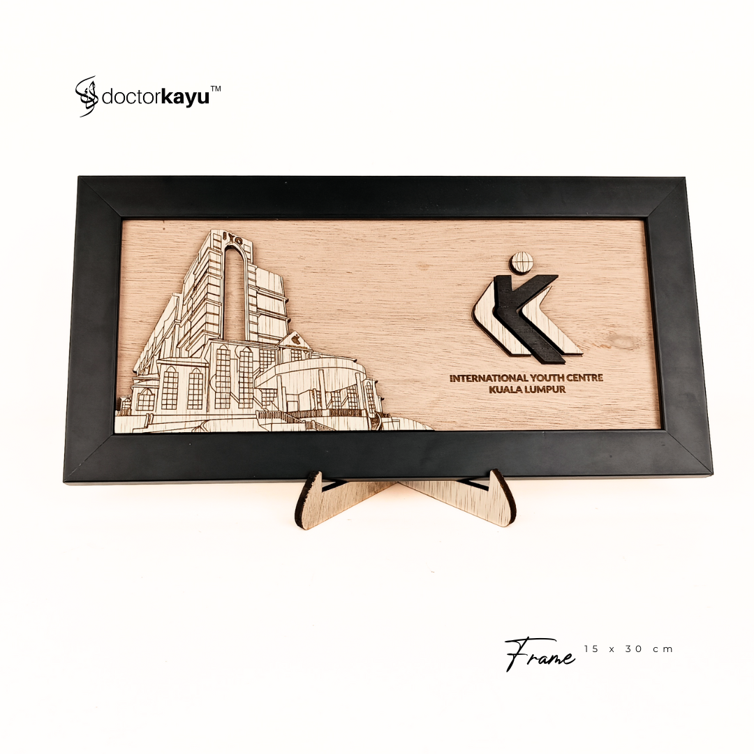 Frame Table Stand Art 30cm x 15cm by doctorkayu