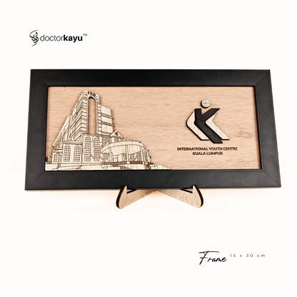 Frame Table Stand Art 30cm x 15cm by doctorkayu