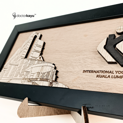 Frame Table Stand Art 30cm x 15cm by doctorkayu