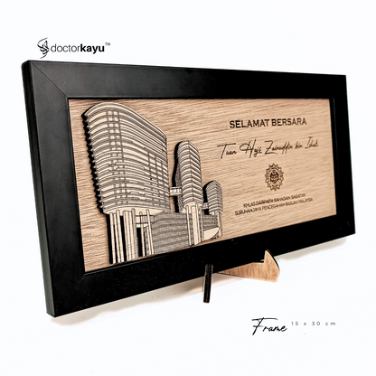 Frame Table Stand Art 30cm x 15cm by doctorkayu