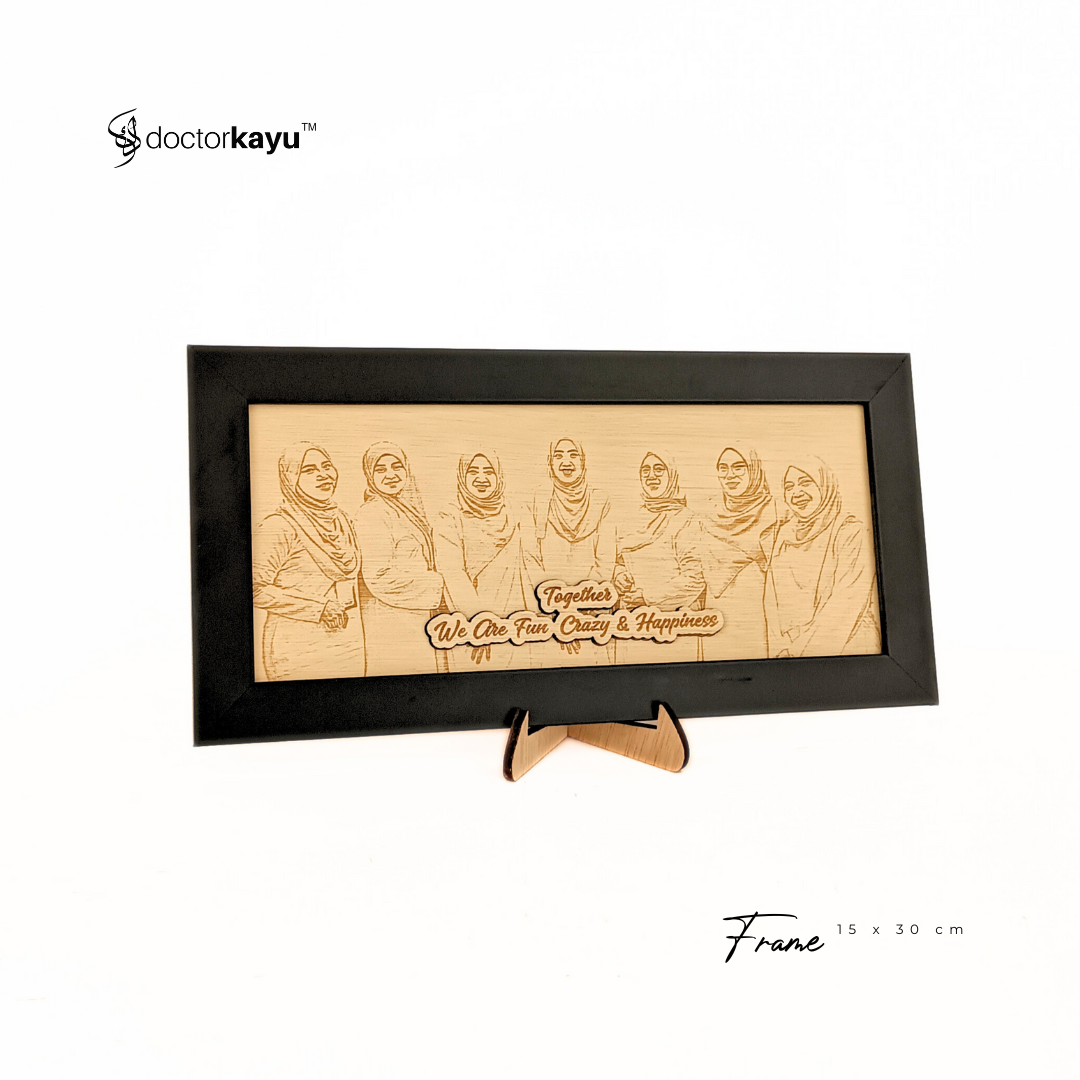 Frame Table Stand Art 30cm x 15cm by doctorkayu