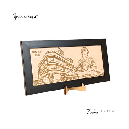 Frame Table Stand Art 30cm x 15cm by doctorkayu