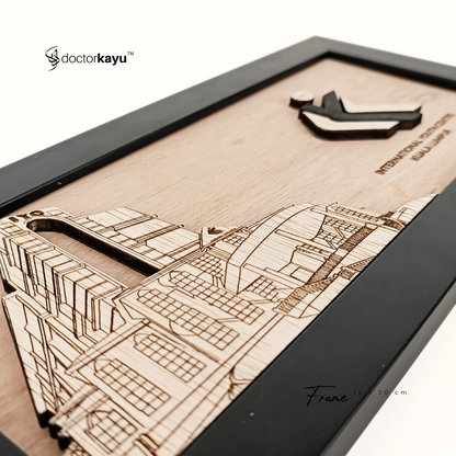 Frame Table Stand Art 30cm x 15cm by doctorkayu
