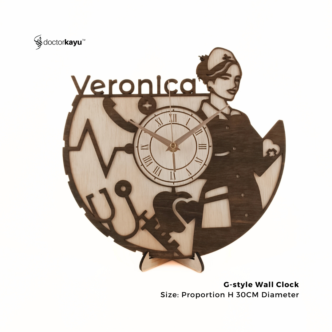 GStyle Wall Clock 30cm x 30cm  by doctorkayu