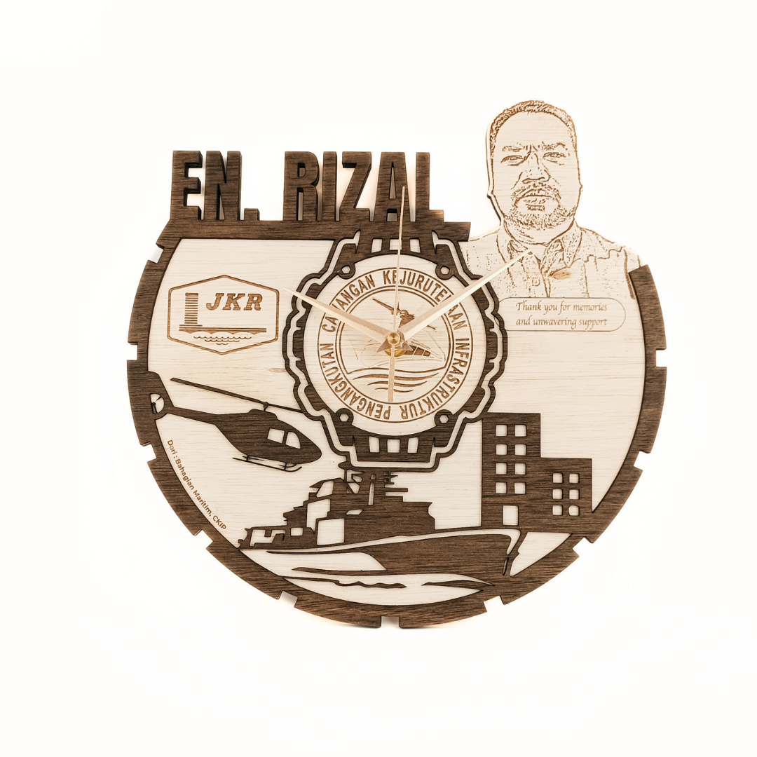 GStyle Wall Clock 30cm x 30cm  by doctorkayu