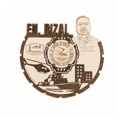 GStyle Wall Clock 30cm x 30cm  by doctorkayu