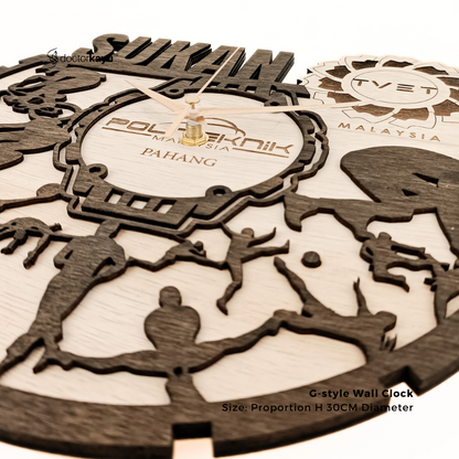 GStyle Wall Clock 30cm x 30cm  by doctorkayu