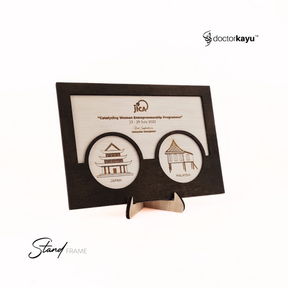 Stand Frame Double Layer A5 A4 A3 by doctorkayu