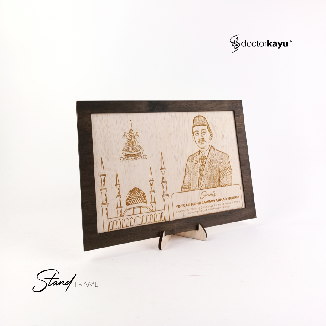 Stand Frame Double Layer A5 A4 A3 by doctorkayu