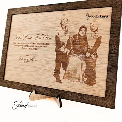 Stand Frame Double Layer A5 A4 A3 by doctorkayu