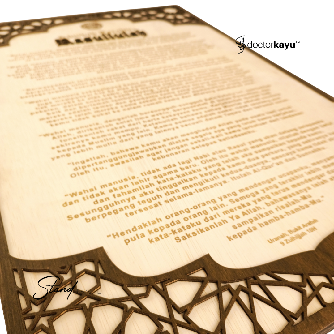 Stand Frame Double Layer A5 A4 A3 by doctorkayu