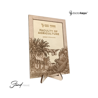 Stand Frame Double Layer A5 A4 A3 by doctorkayu