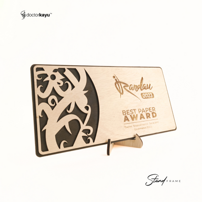 Stand Frame Double Layer 15cm x 30cm by doctorkayu