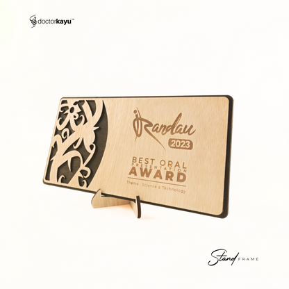 Stand Frame Double Layer 15cm x 30cm by doctorkayu