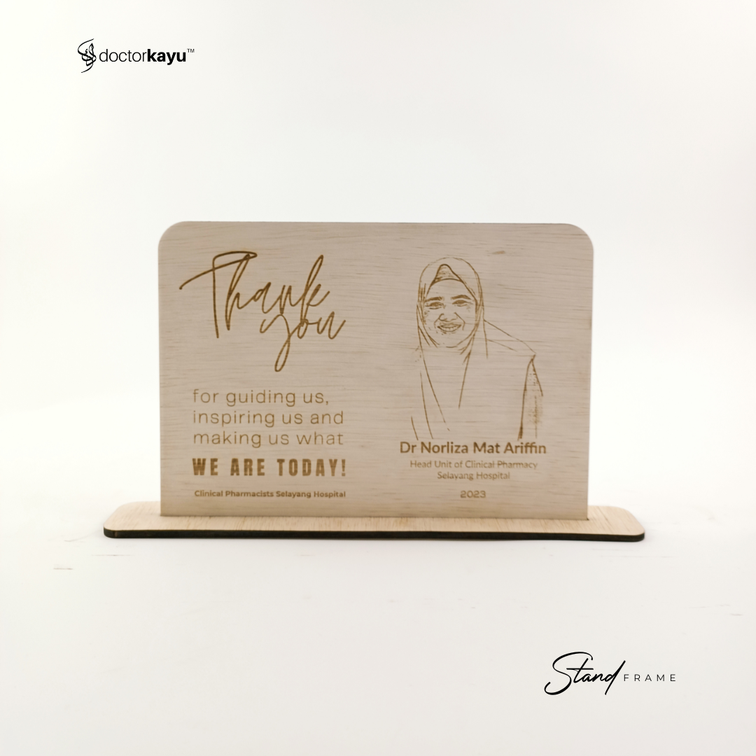 Stand Frame Single Layer A5 A4 by doctorkayu