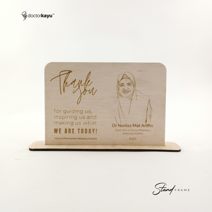 Stand Frame Single Layer A5 A4 by doctorkayu