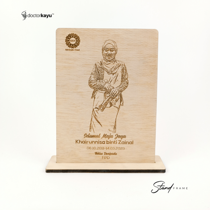 Stand Frame Single Layer A5 A4 by doctorkayu