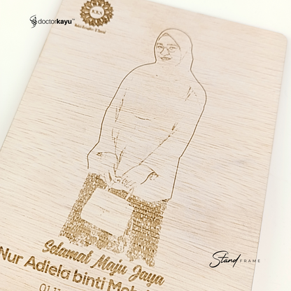 Stand Frame Single Layer A5 A4 by doctorkayu