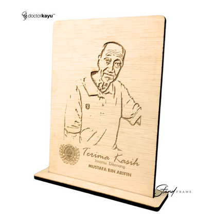 Stand Frame Single Layer A5 A4 by doctorkayu