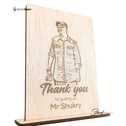 Stand Frame Single Layer A5 A4 by doctorkayu