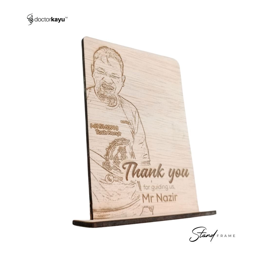 Stand Frame Single Layer A5 A4 by doctorkayu