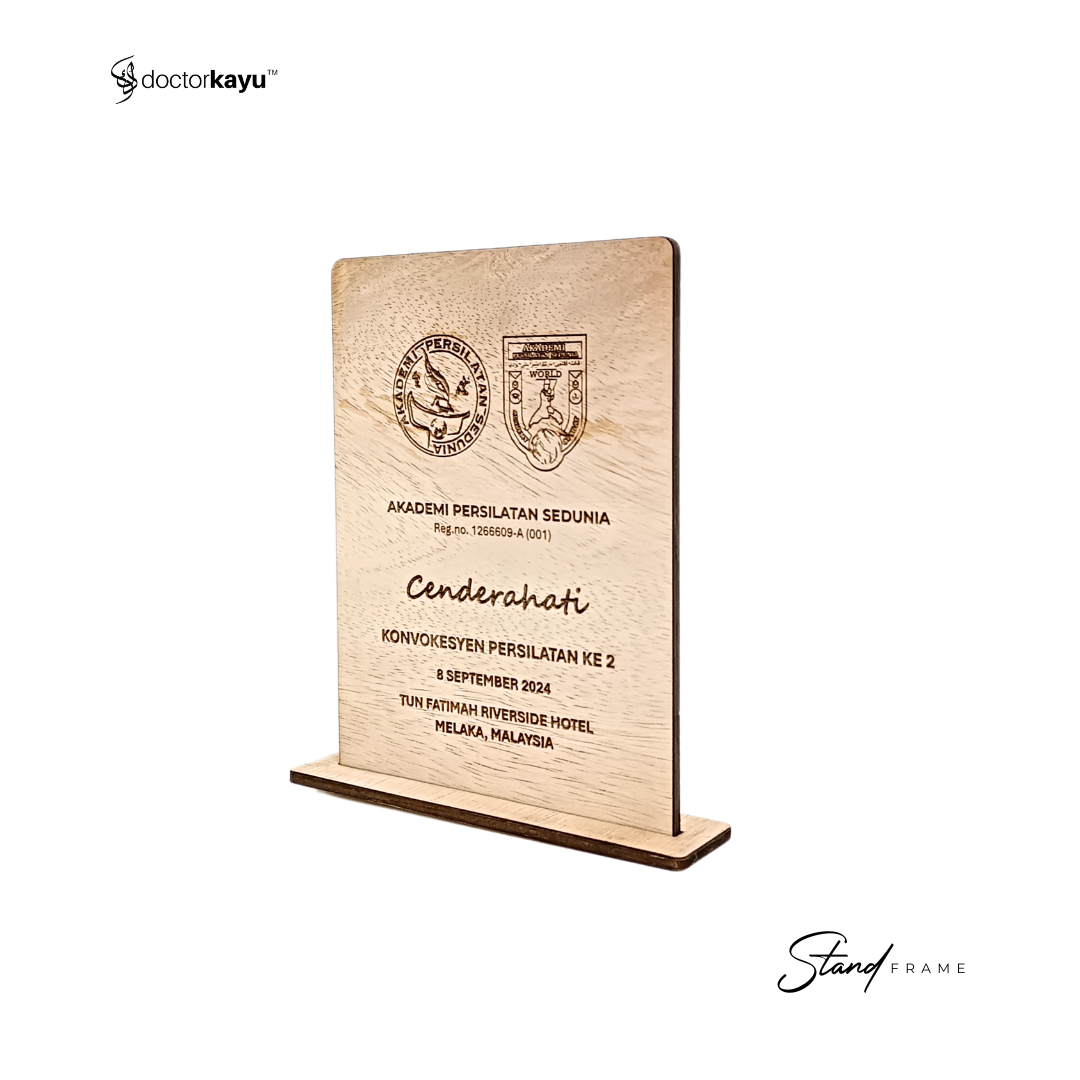 Stand Frame Single Layer A5 A4 by doctorkayu