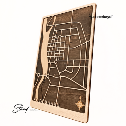 Stand Frame Malaysia Maps A3