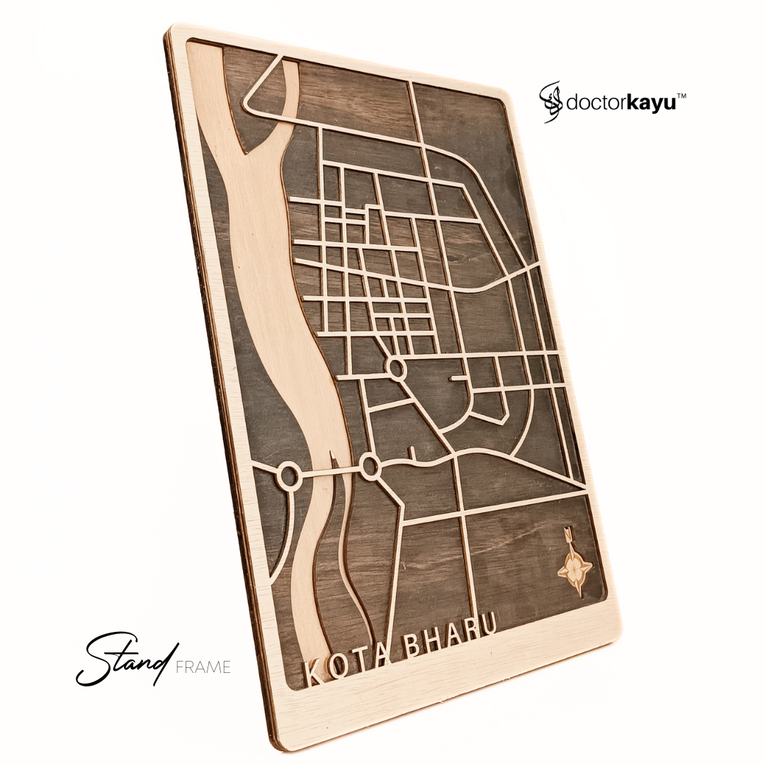 Stand Frame Malaysia Maps A3