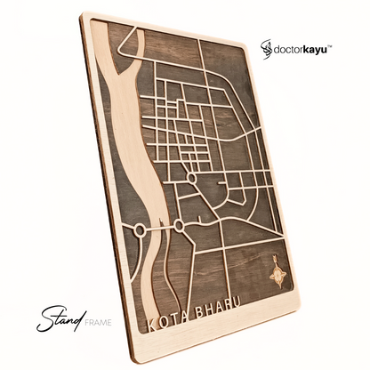 Stand Frame Malaysia Maps A3