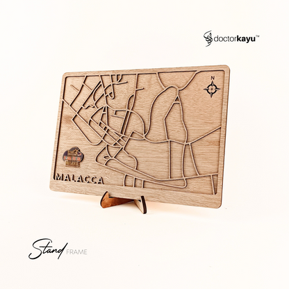 Stand Frame Malaysia Maps A3