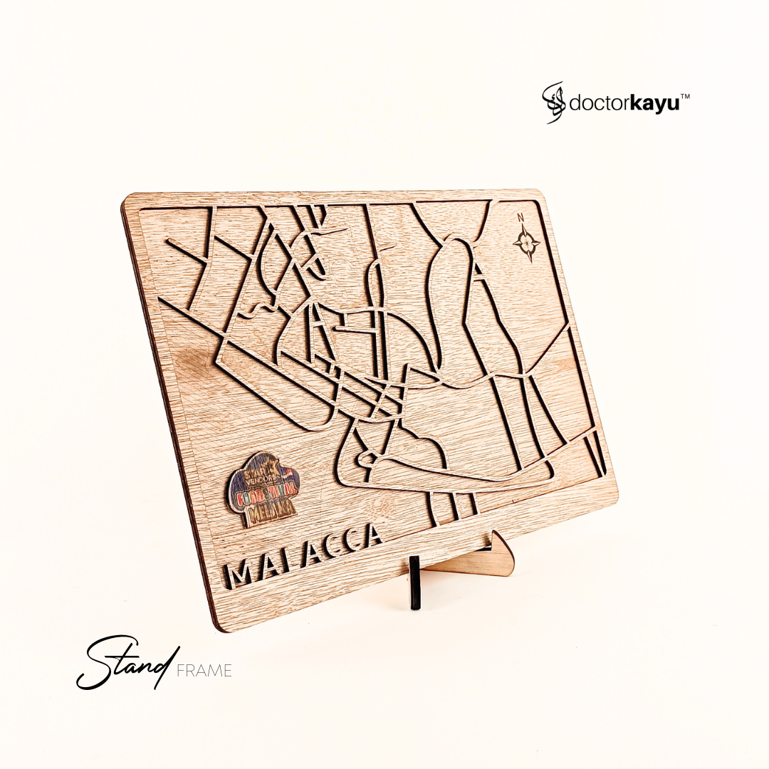 Stand Frame Malaysia Maps A3