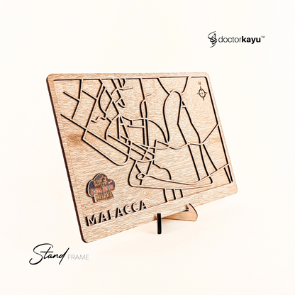 Stand Frame Malaysia Maps A3