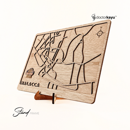 Stand Frame Malaysia Maps A3