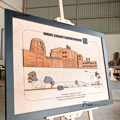 Frame Wall Art Luxe 60cm x 90cm by doctorkayu