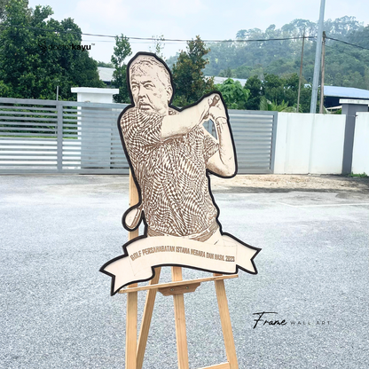 Frame Wall Art Luxe 60cm x 90cm by doctorkayu