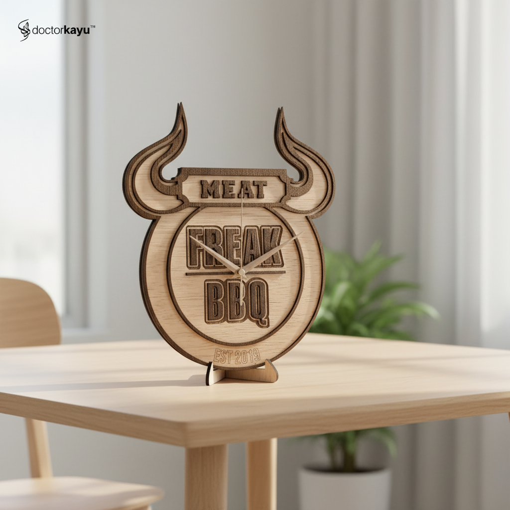 Organisation Wall Clock on Table