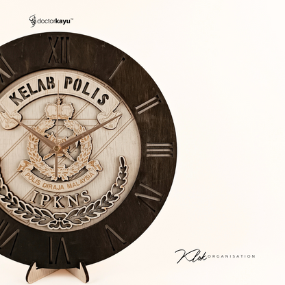 Organisation Wall Clock 30cm x 30cm  by doctorkayu