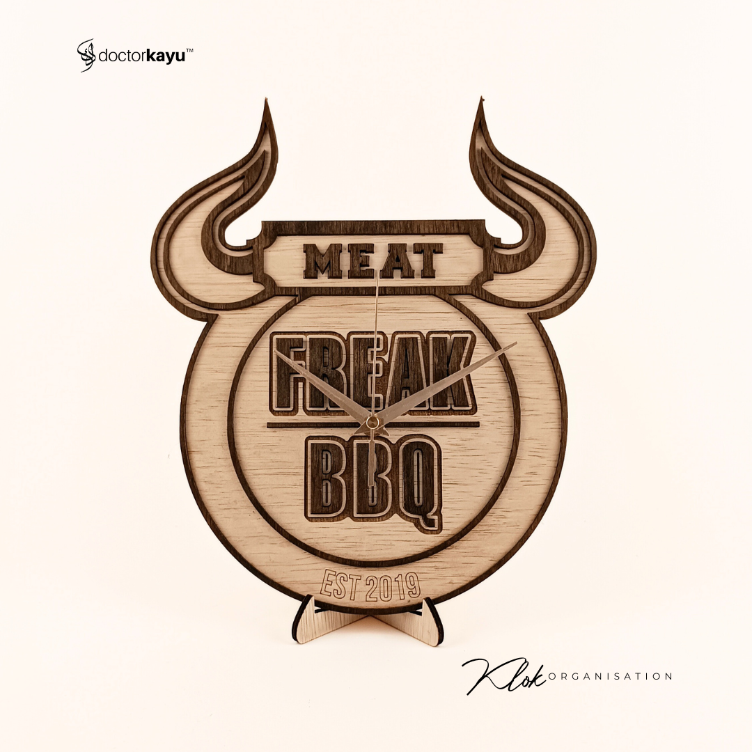 Organisation Wall Clock 30cm x 30cm  by doctorkayu