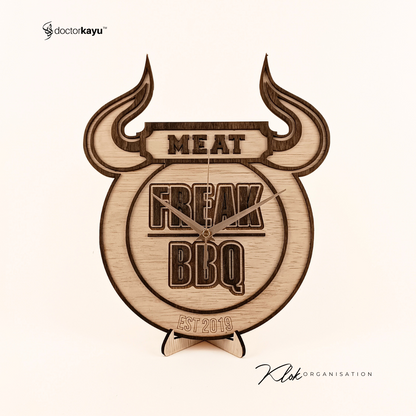 Organisation Wall Clock 30cm x 30cm  by doctorkayu