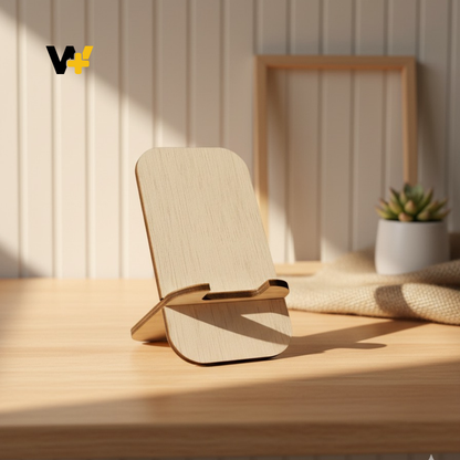 Phone Stand X Wooden 15cm x 8cm by WoozPluz
