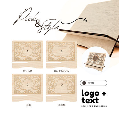 Rehal Bookstand Rabi 31cm x 33cm by doctorkayu