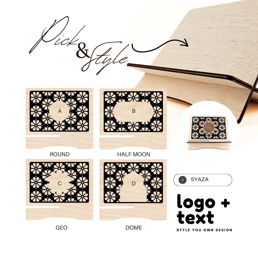 Rehal Bookstand Syaza 31cm x 33cm by doctorkayu